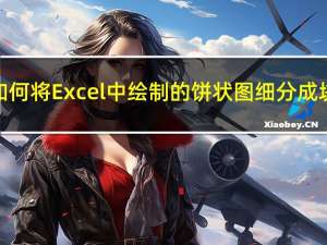 如何将Excel中绘制的饼状图细分成块？