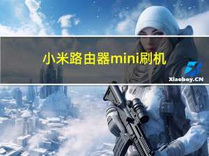 小米路由器mini刷机（小米路由器mini）