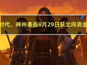 比亚迪、宁德时代、神州泰岳8月29日获北向资金增持市值居前