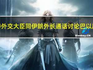 沙特外交大臣同伊朗外长通话 讨论巴以局势