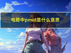 电路中pmid是什么意思（pmid是什么意思）