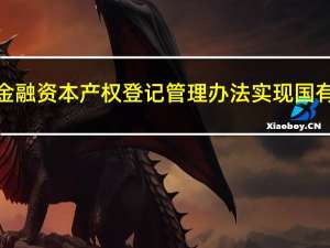 财政部印发国有金融资本产权登记管理办法 实现国有产权全流程监管