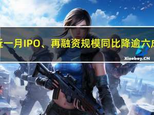 近一月IPO、再融资规模同比降逾六成