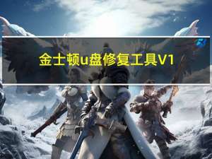 金士顿u盘修复工具 V1.3B1 绿色免费版（金士顿u盘修复工具 V1.3B1 绿色免费版功能简介）