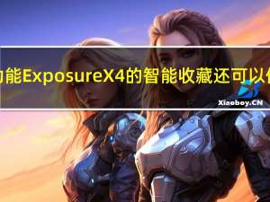 除了摄影功能 ExposureX4的智能收藏还可以使用关键词