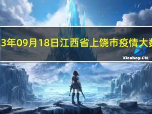 2023年09月18日江西省上饶市疫情大数据-今日/今天疫情全网搜索最新实时消息动态情况通知播报