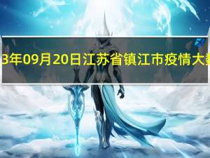 2023年09月20日江苏省镇江市疫情大数据-今日/今天疫情全网搜索最新实时消息动态情况通知播报