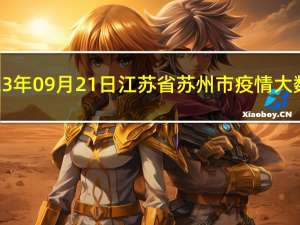 2023年09月21日江苏省苏州市疫情大数据-今日/今天疫情全网搜索最新实时消息动态情况通知播报