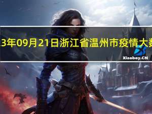 2023年09月21日浙江省温州市疫情大数据-今日/今天疫情全网搜索最新实时消息动态情况通知播报