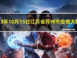 2023年10月15日江苏省苏州市疫情大数据-今日/今天疫情全网搜索最新实时消息动态情况通知播报