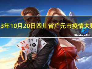 2023年10月20日四川省广元市疫情大数据-今日/今天疫情全网搜索最新实时消息动态情况通知播报