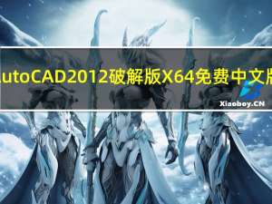 AutoCAD2012破解版 X64 免费中文版（AutoCAD2012破解版 X64 免费中文版功能简介）