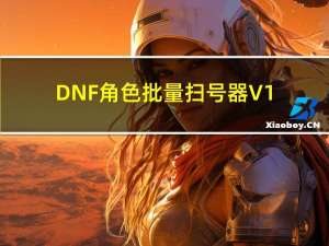 DNF角色批量扫号器 V1.0 绿色免费版（DNF角色批量扫号器 V1.0 绿色免费版功能简介）
