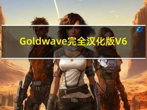Goldwave完全汉化版 V6.65 完美破解版（Goldwave完全汉化版 V6.65 完美破解版功能简介）