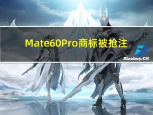 Mate60Pro商标被抢注