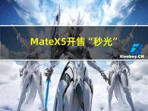 Mate X5开售“秒光”