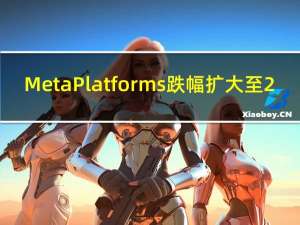 Meta Platforms跌幅扩大至2.5%刷新日低