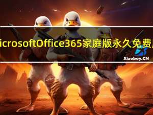 Microsoft Office365家庭版 永久免费版（Microsoft Office365家庭版 永久免费版功能简介）