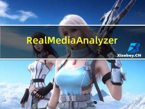 RealMedia Analyzer(mp4视频修复软件) V0.30 绿色免费版（RealMedia Analyzer(mp4视频修复软件) V0.30 绿色免费版功能简介）