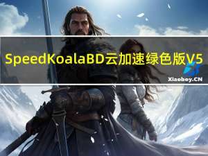 SpeedKoalaBD云加速绿色版 V5.0.5 免费版（SpeedKoalaBD云加速绿色版 V5.0.5 免费版功能简介）