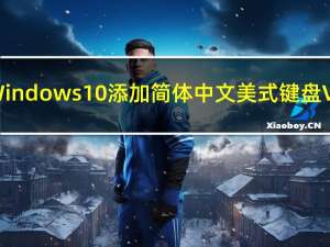 Windows10添加简体中文美式键盘 V1.0 绿色免费版（Windows10添加简体中文美式键盘 V1.0 绿色免费版功能简介）