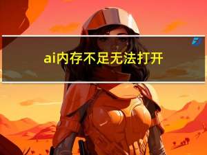 ai内存不足无法打开（ai内存不足无法导出jpg）