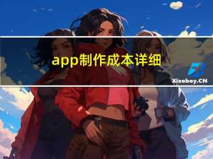 app制作成本详细（app制作程序）