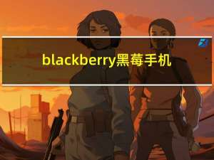 blackberry黑莓手机（blackberry）