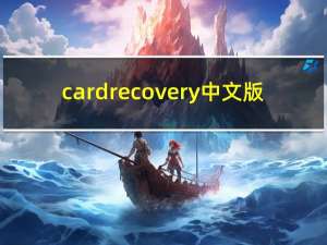cardrecovery中文版（cardrecovery）