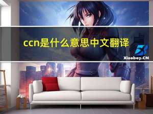 ccn是什么意思中文翻译（CCN代表什么意思呢）
