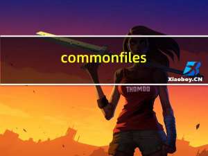 commonfiles（commonfiles）