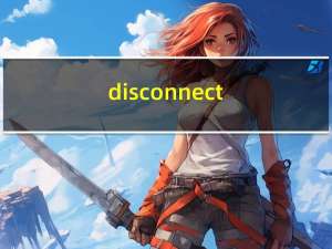 disconnect（do not disconnect usb cable）