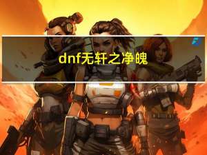 dnf无轩之净魄（无轩之净魄）