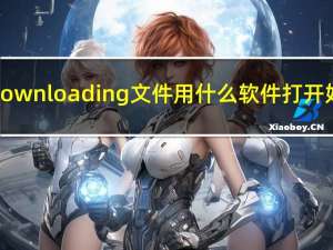 downloading文件用什么软件打开好（downloading文件用什么打开）