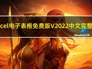 excel电子表格免费版 V2022 中文完整版（excel电子表格免费版 V2022 中文完整版功能简介）