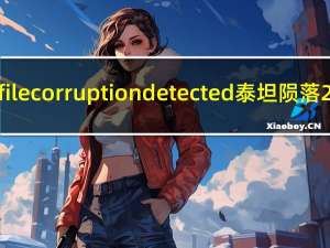 file corruption detected泰坦陨落2