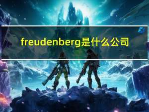 freudenberg是什么公司（freudenberg）