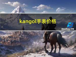 kangol手表价格（kangol手表）