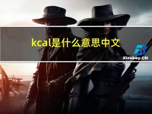 kcal是什么意思中文（kcal是什么意思）