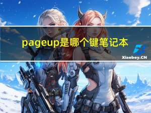 page up是哪个键笔记本（page up）