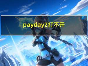 payday2打不开