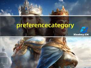 preferencecategory