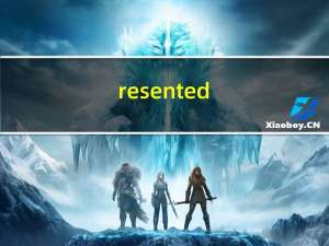 resented（resent）