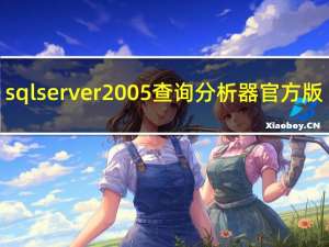 sql server 2005查询分析器 官方版（sql server 2005查询分析器 官方版功能简介）