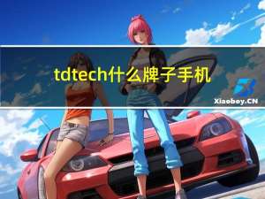 tdtech什么牌子手机（td手机是什么）