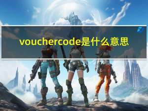 voucher code是什么意思（voucher）