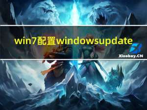 win7配置windows update（win7配置）