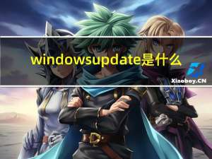 windows update是什么（windows update是什么）