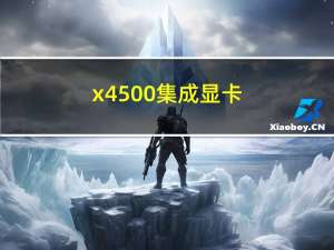 x4500集成显卡（x4500）