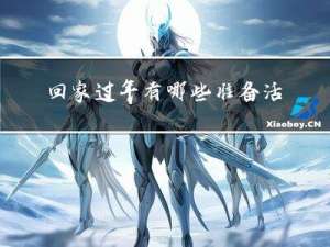 回家过年有哪些准备活动